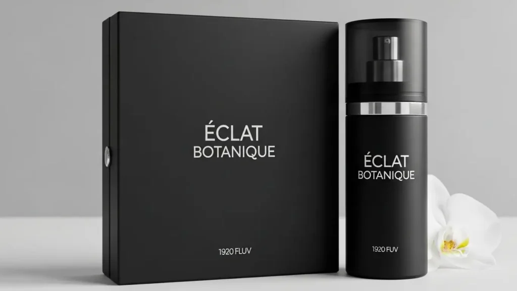 部分UVニスを活用した高級化粧品パッケージの事例