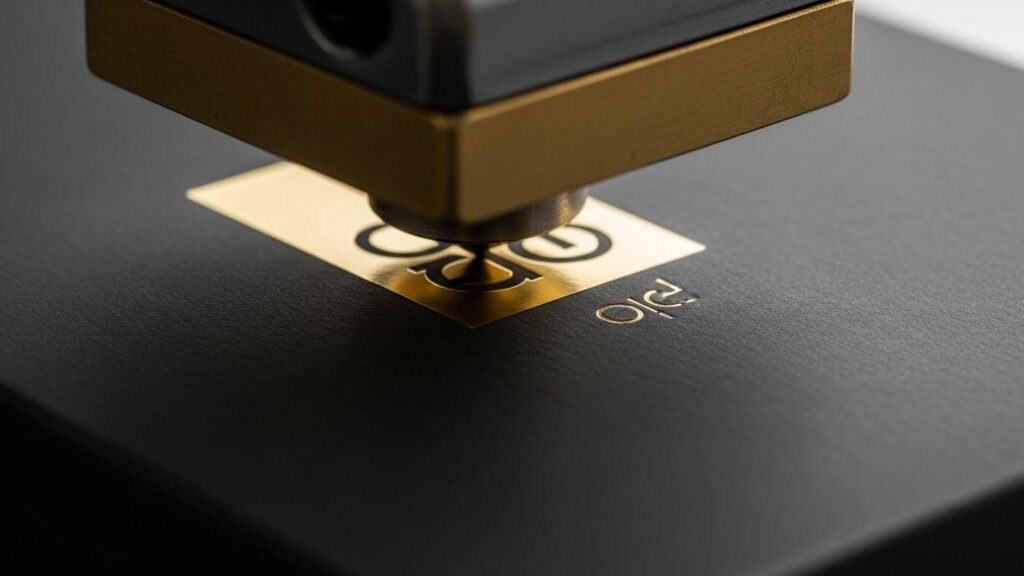 箔押し加工の工程