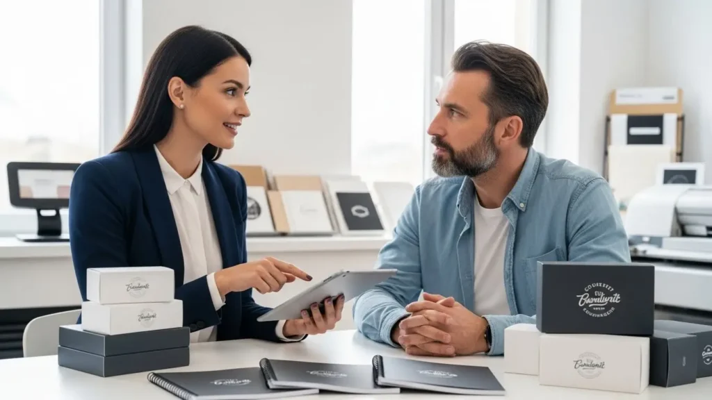 印刷会社の専門家による小ロット印刷の相談対応