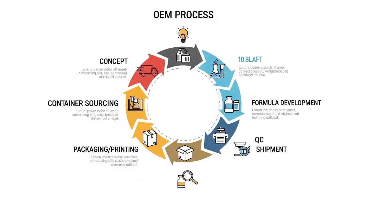 化粧品OEMパッケージ制作の一連の流れと工程