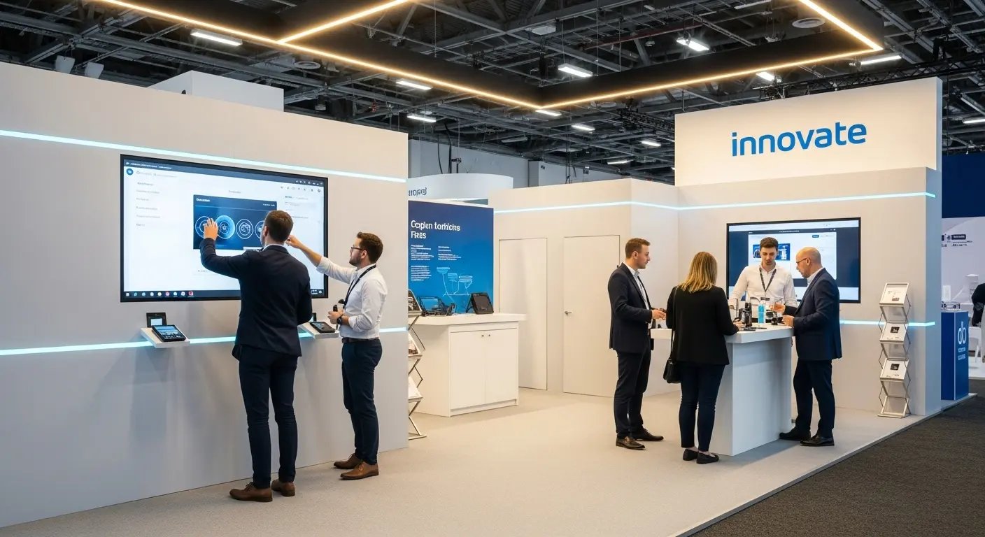 体験型(インタラクティブ)展示会ブースの集客効果を高めるディスプレイ