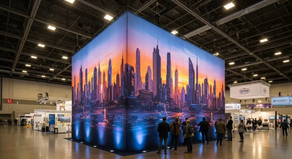 大型タペストリーの展示