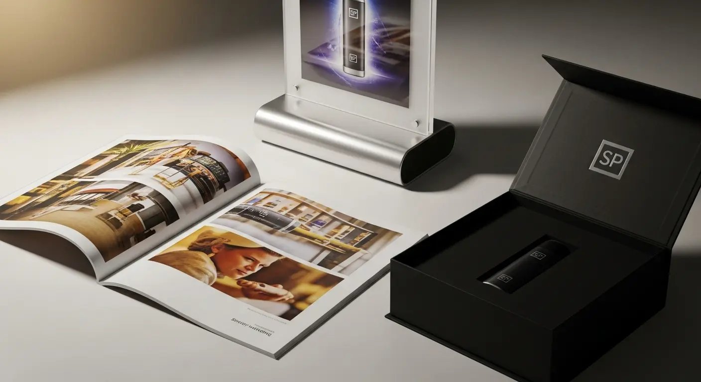 大阪のSPツール会社によるセンサリーマーケティングを実現するディスプレイと販促ツールの事例