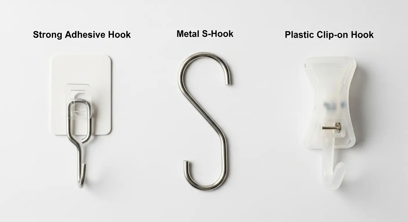 タペストリー用フックの種類