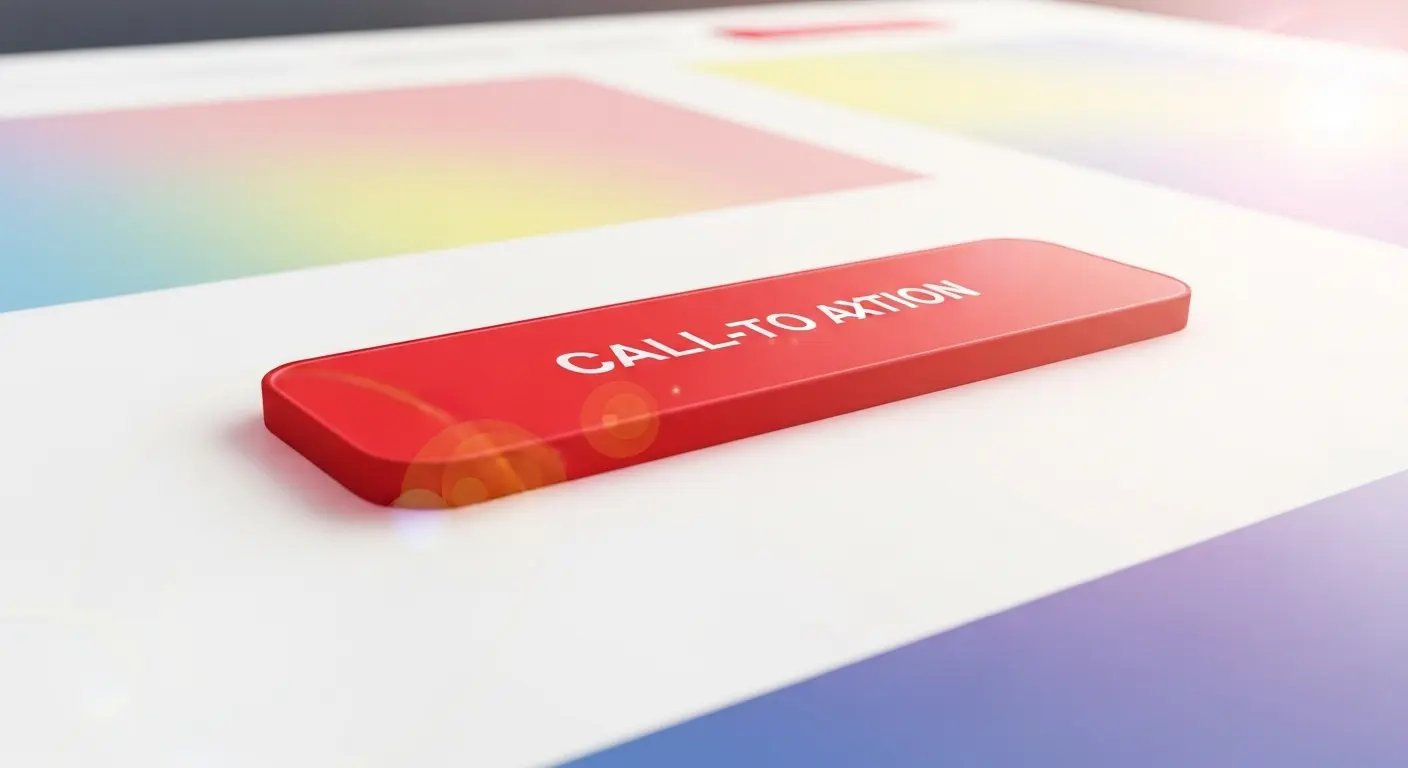 購買を促すウェブサイトの赤いボタン