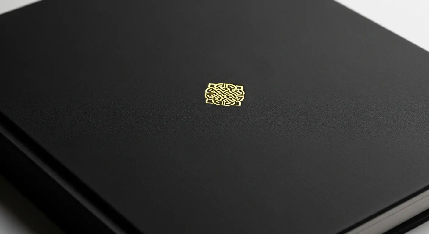 マットPP加工と箔押し加工を組み合わせたパッケージデザイン