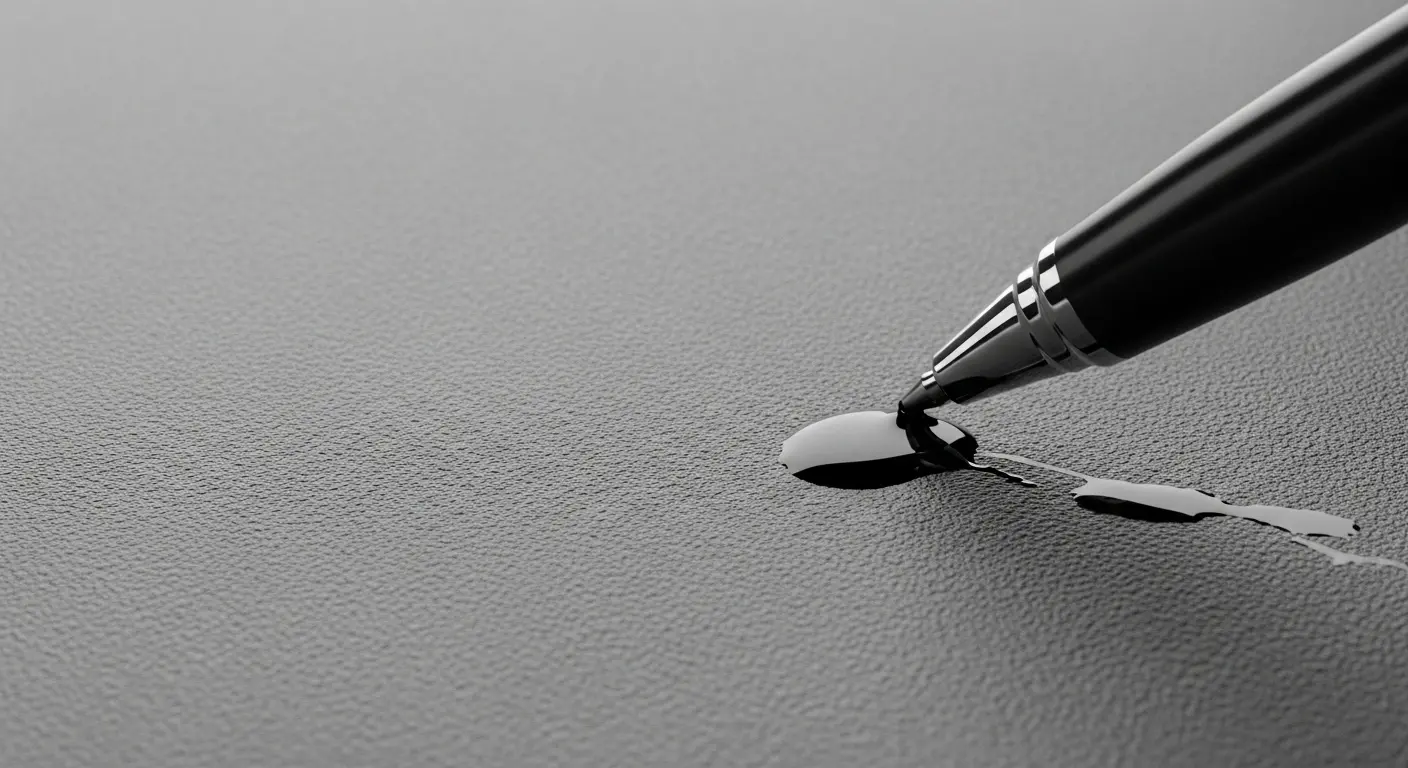 PP加工された印刷物へのボールペンでの書き込みの難しさ