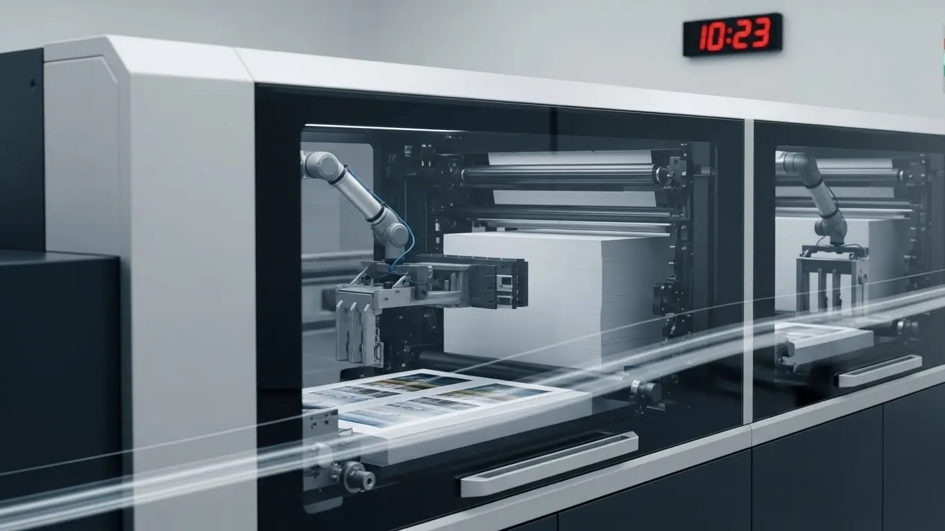 小ロットに対応するオンデマンド印刷機