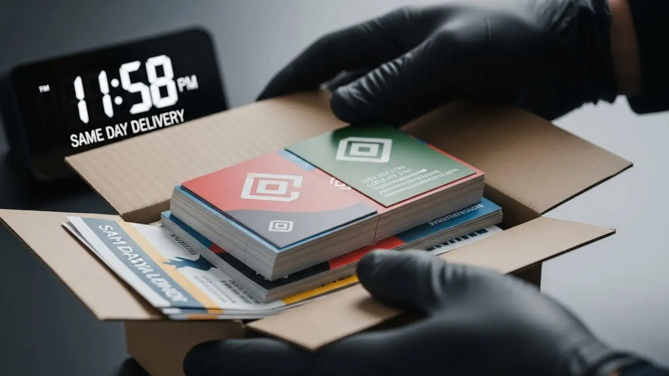 当日発送で納品される小ロット印刷物