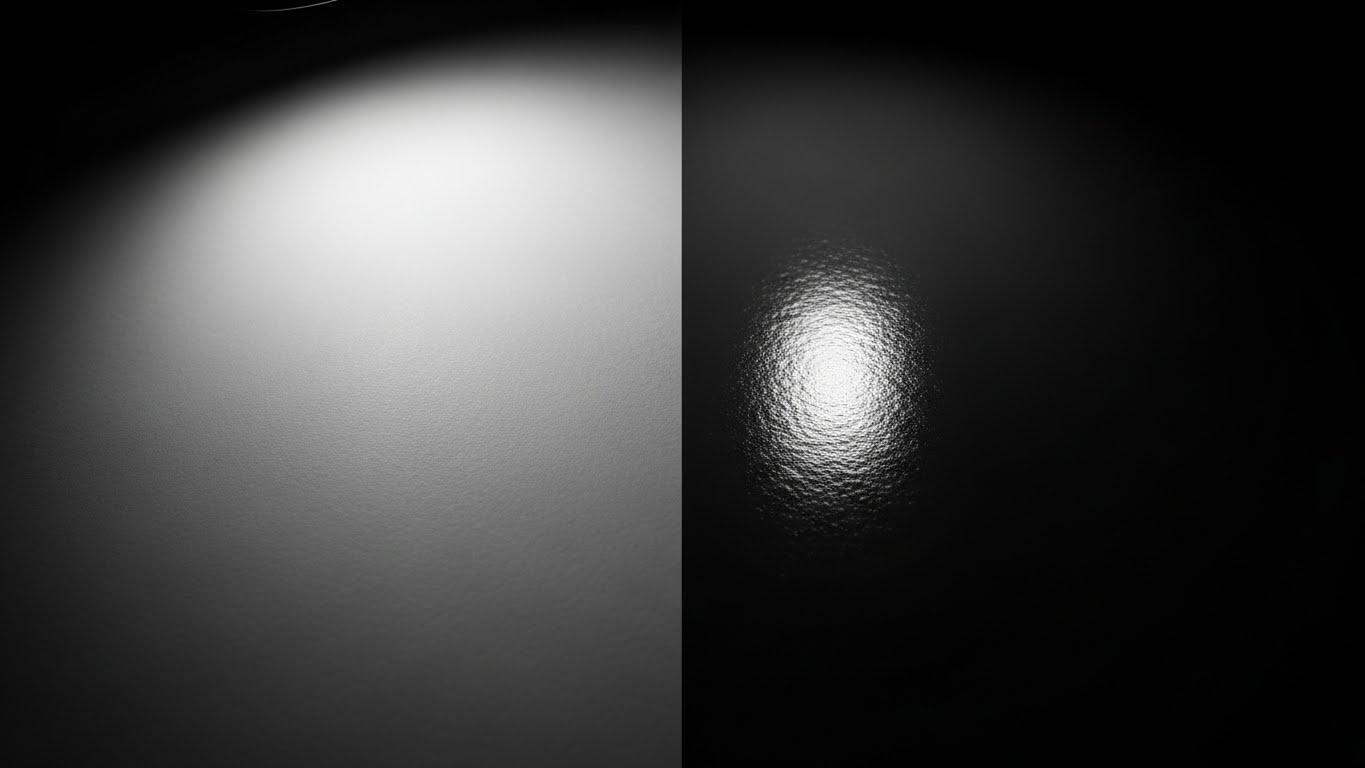 マット加工とUVニスのコントラスト